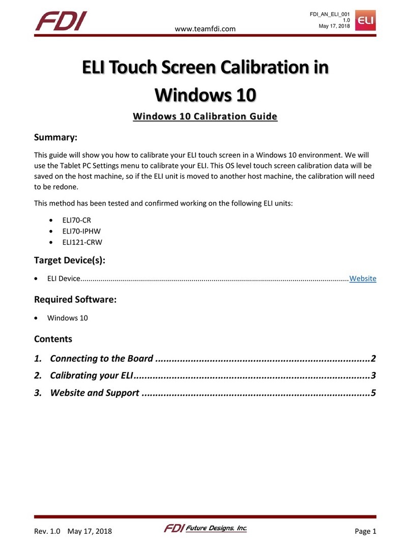 FDI ELI70-IPHW User manual
