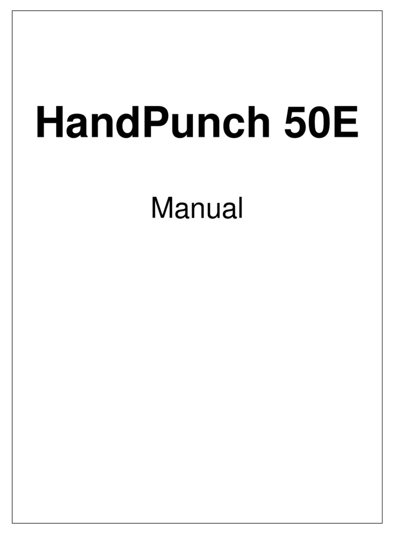 Recognition Systems HandPunch 50E User manual