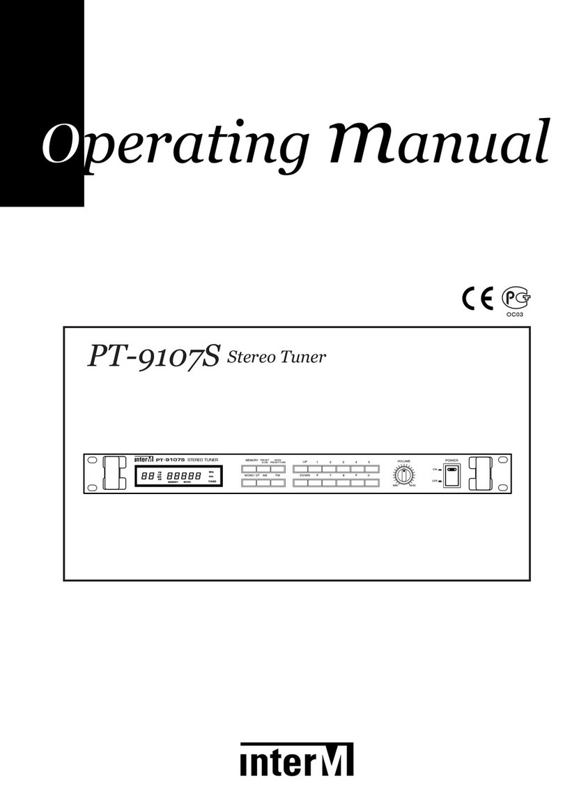 Inter-m PT-9107S User manual Inter-m PT-9107S User manual