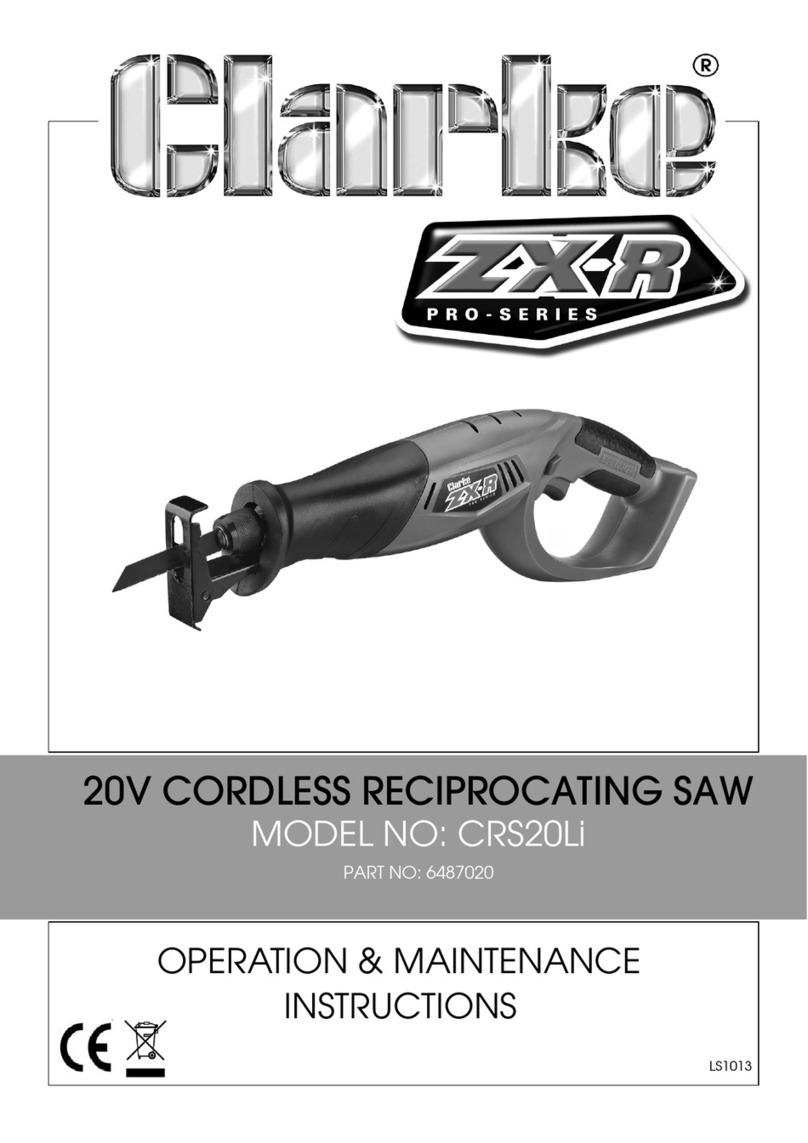 Clarke CRS20Li Instruction Manual