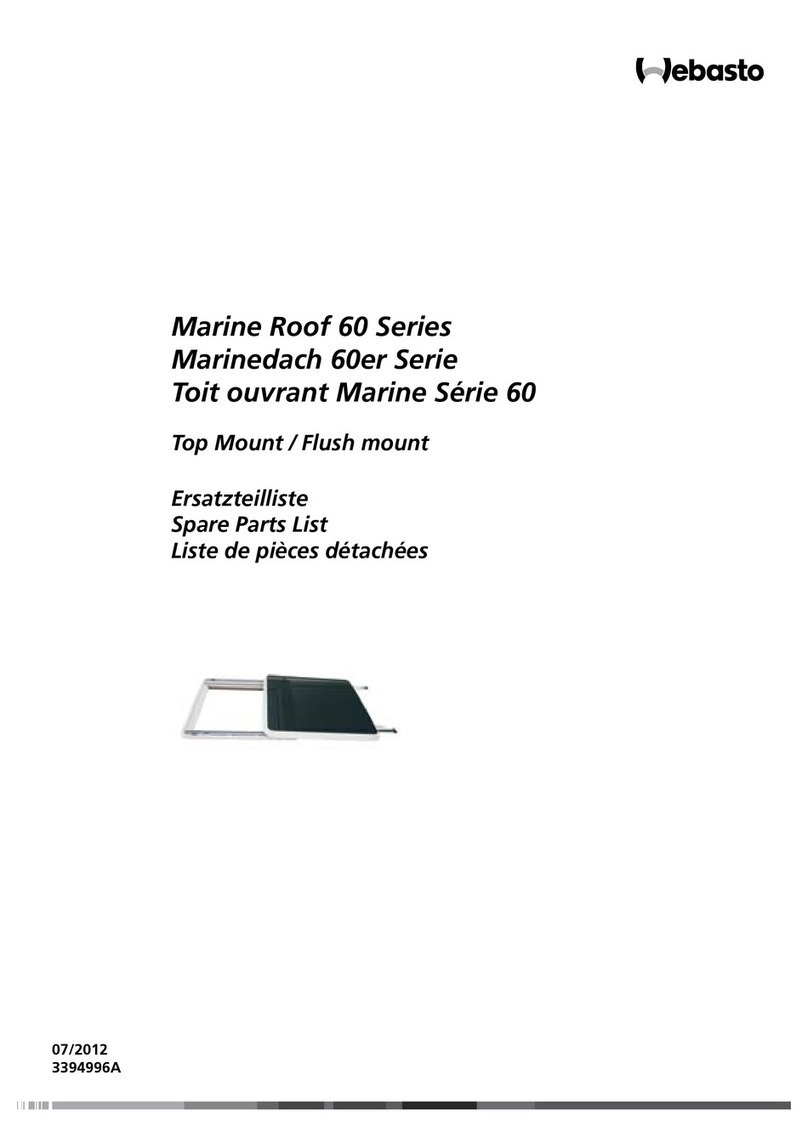 Webasto 60 Series User manual