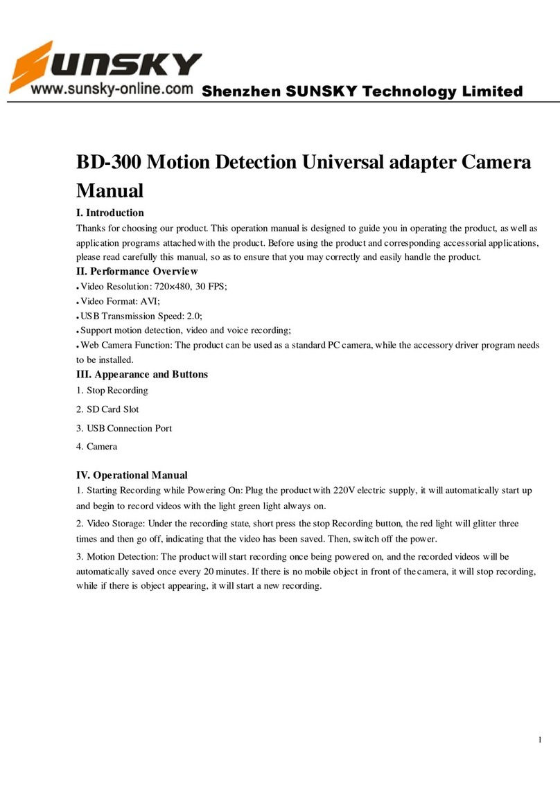 Sunsky BD-300 User manual