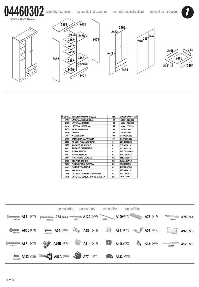 Zanzini 04460302 Assembly instruction
