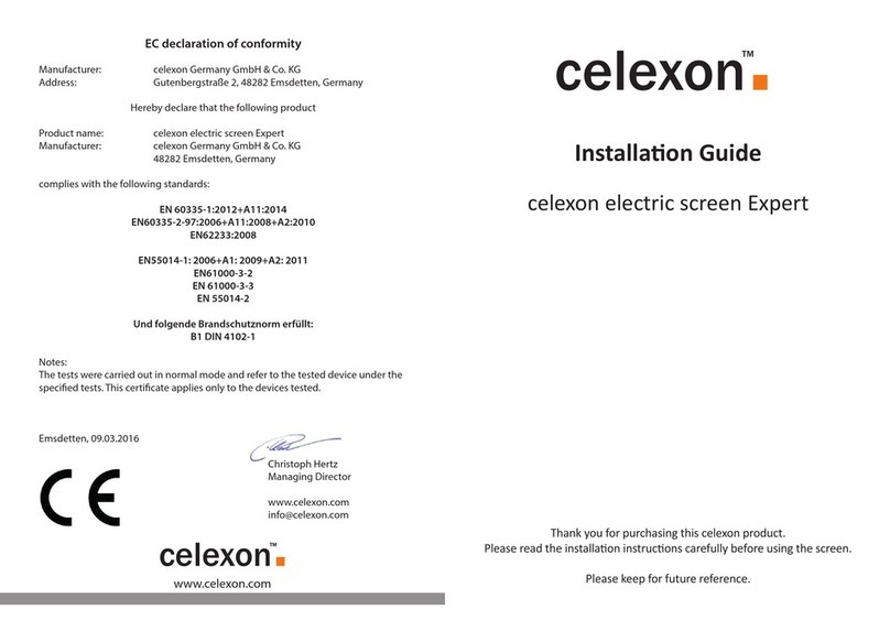Celexon Expert User manual Celexon Expert User manual