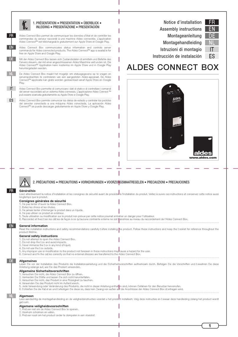 aldes CONNECT BOX Assembly instructions
