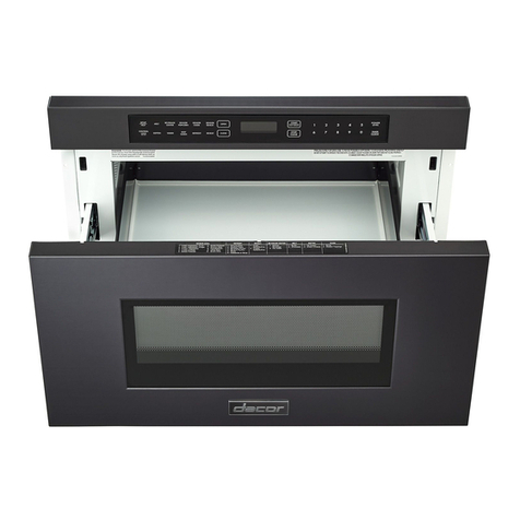 Dacor Modernist Microwave In-A-Drawer DMR24M977WM User manual