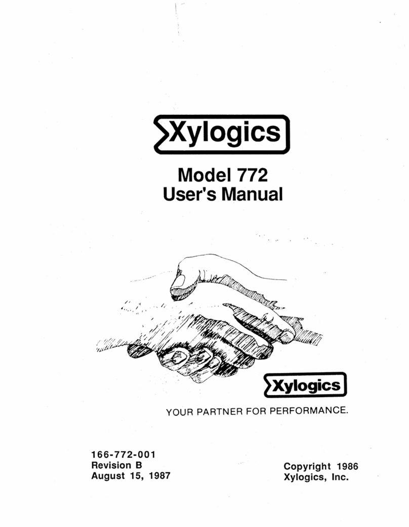 Xylogics 772 User manual