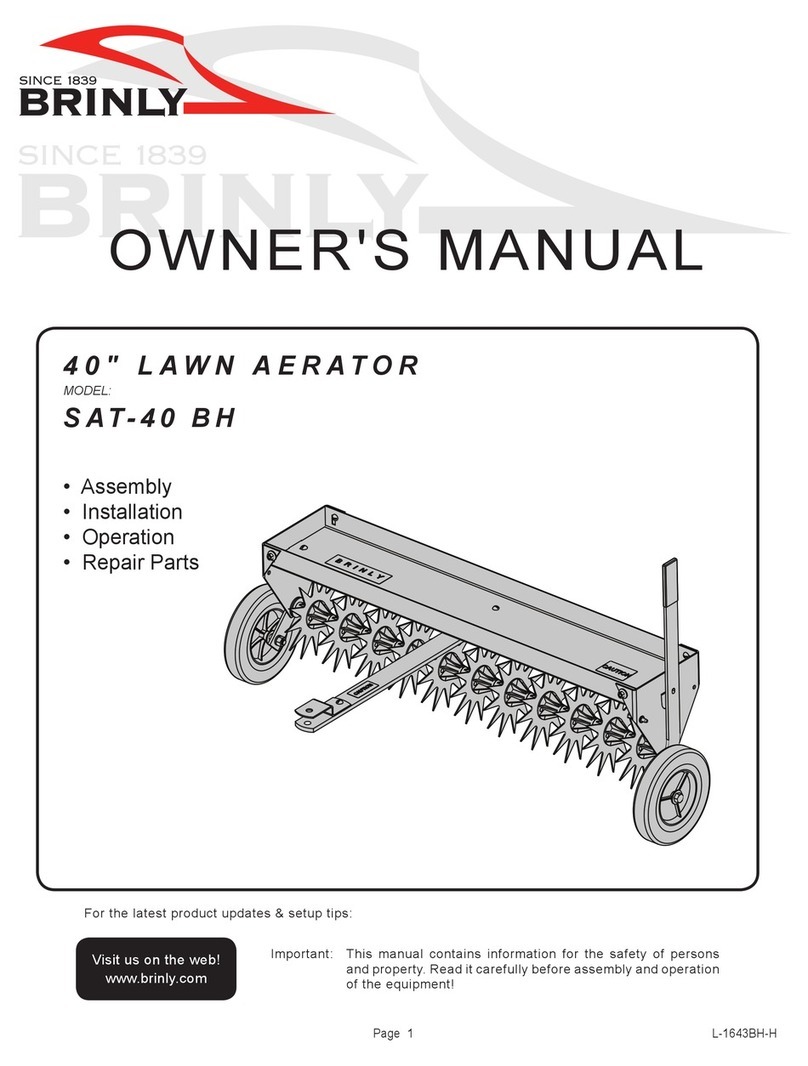 Brinly SATY-40 BH owner's manual