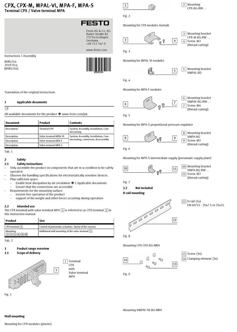 Festo CPX Assembly instructions