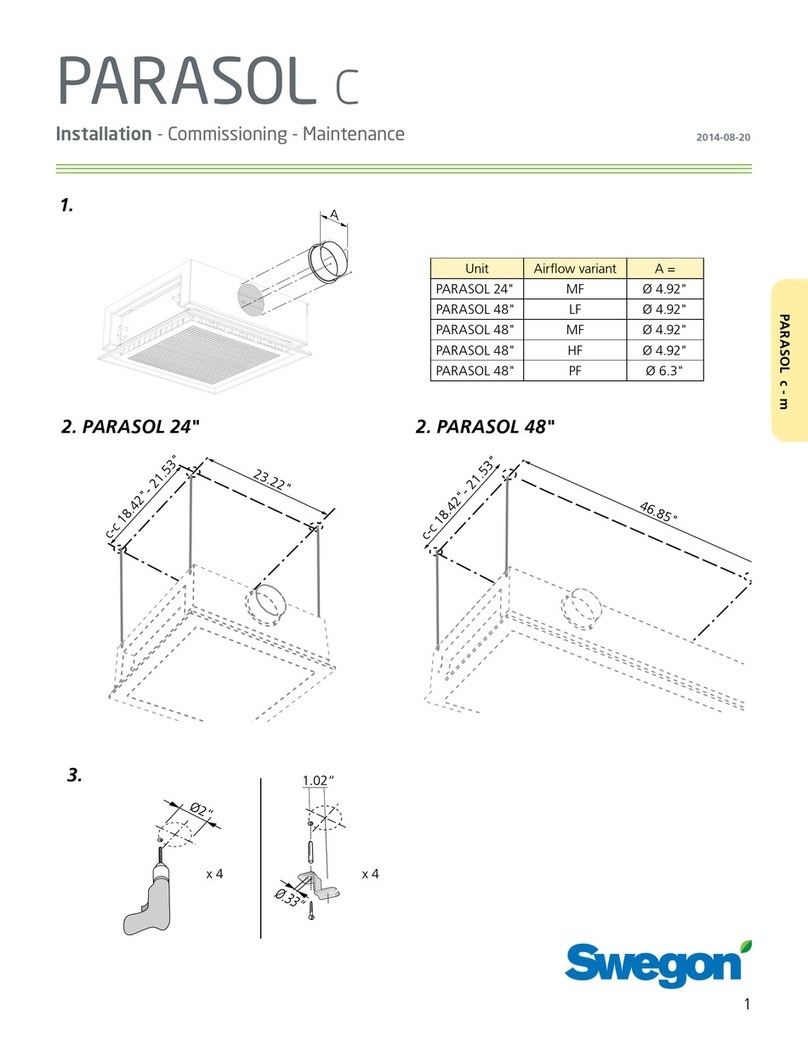 Swegon PARASOL C Series Guide Swegon PARASOL C Series Guide