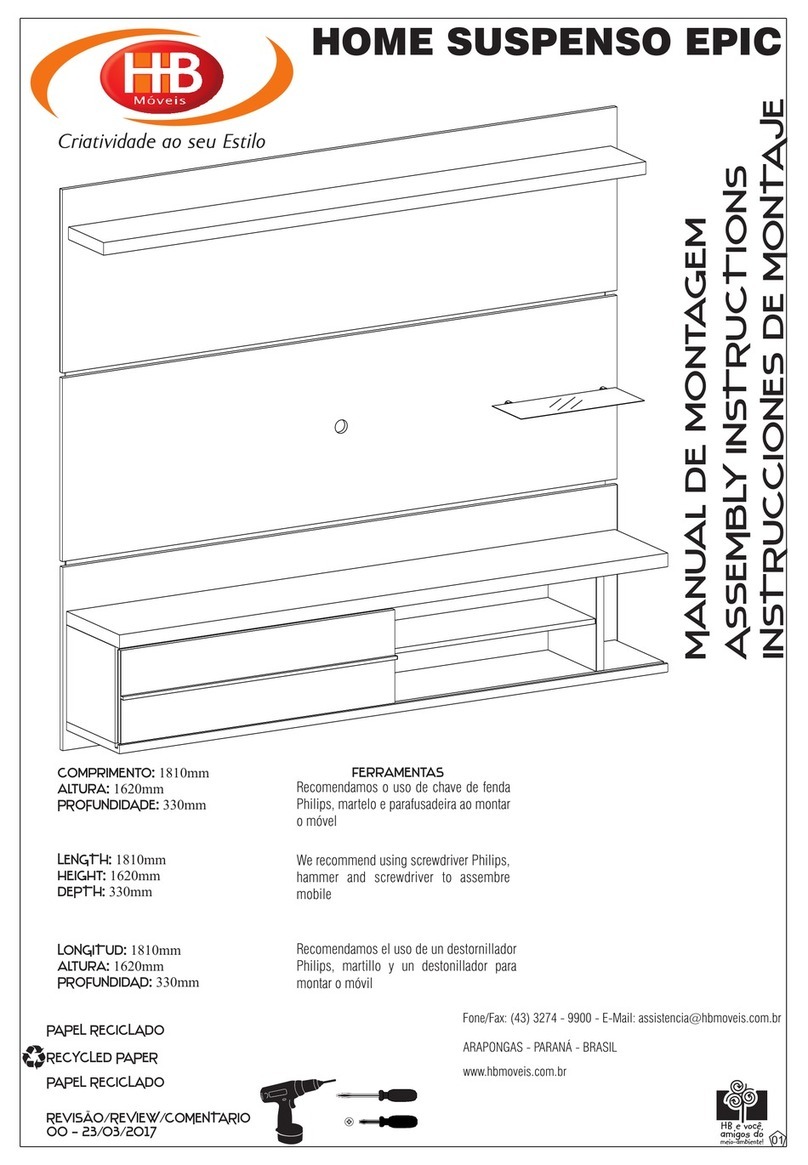 HB Moveis Home Suspenso Epic User manual