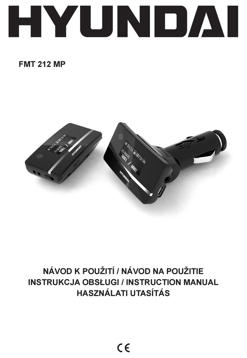 Hyundai FMT 212 MP User manual