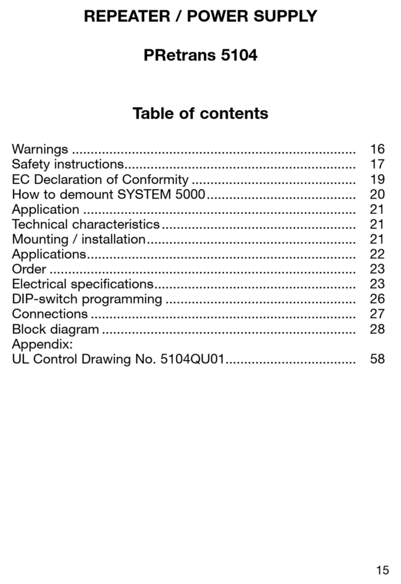 PR PRetrans 5104 manual
