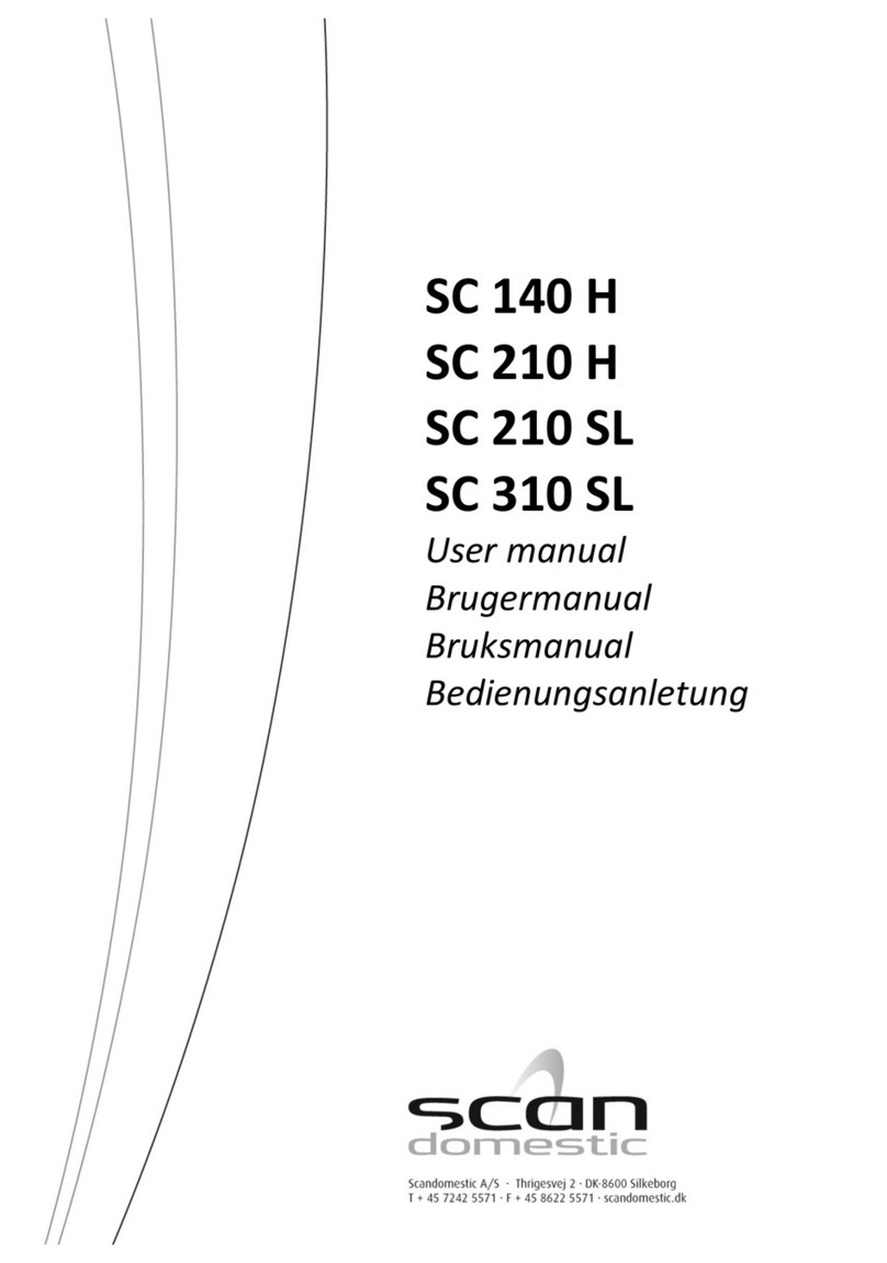 Scandomestic SC 210 H user manual