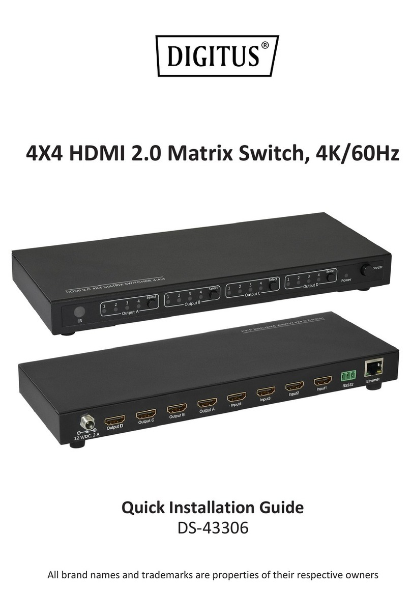 Digitus DS-43306 Quick installation guide