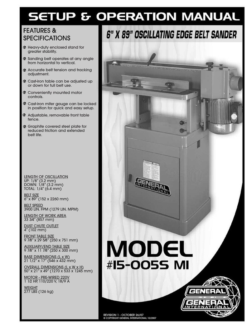 General 15-005S Setup & operation manual
