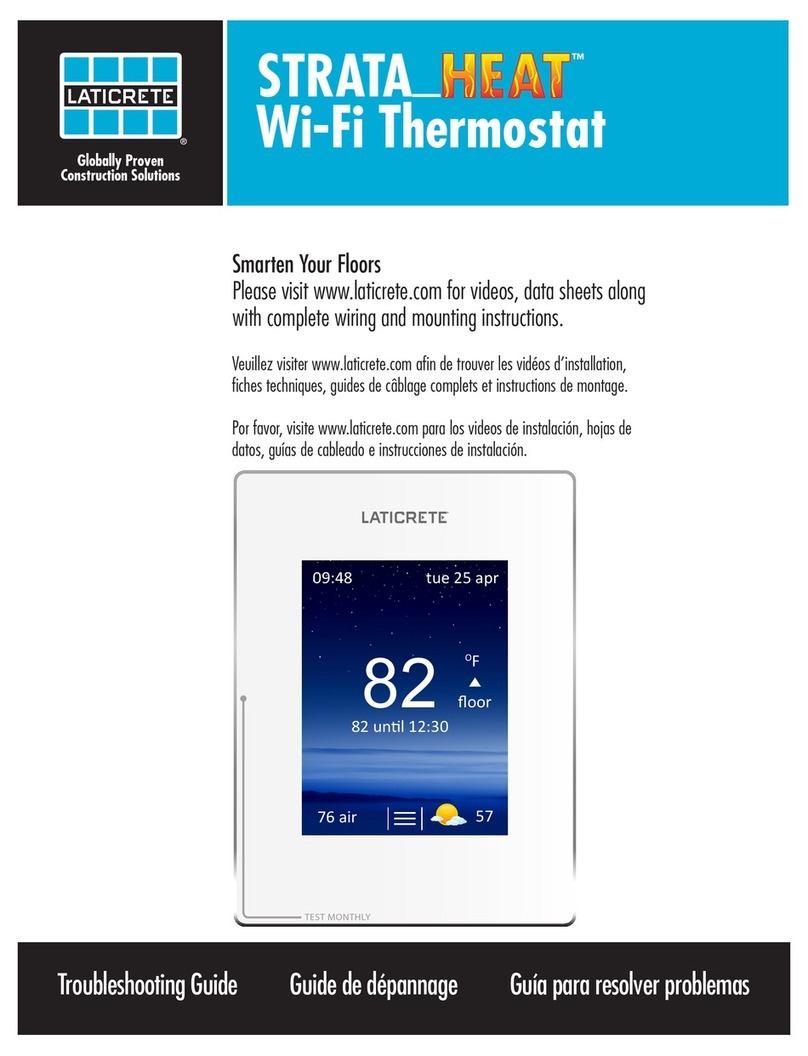 LATICRETE STRATA_HEAT troubleshooting guide