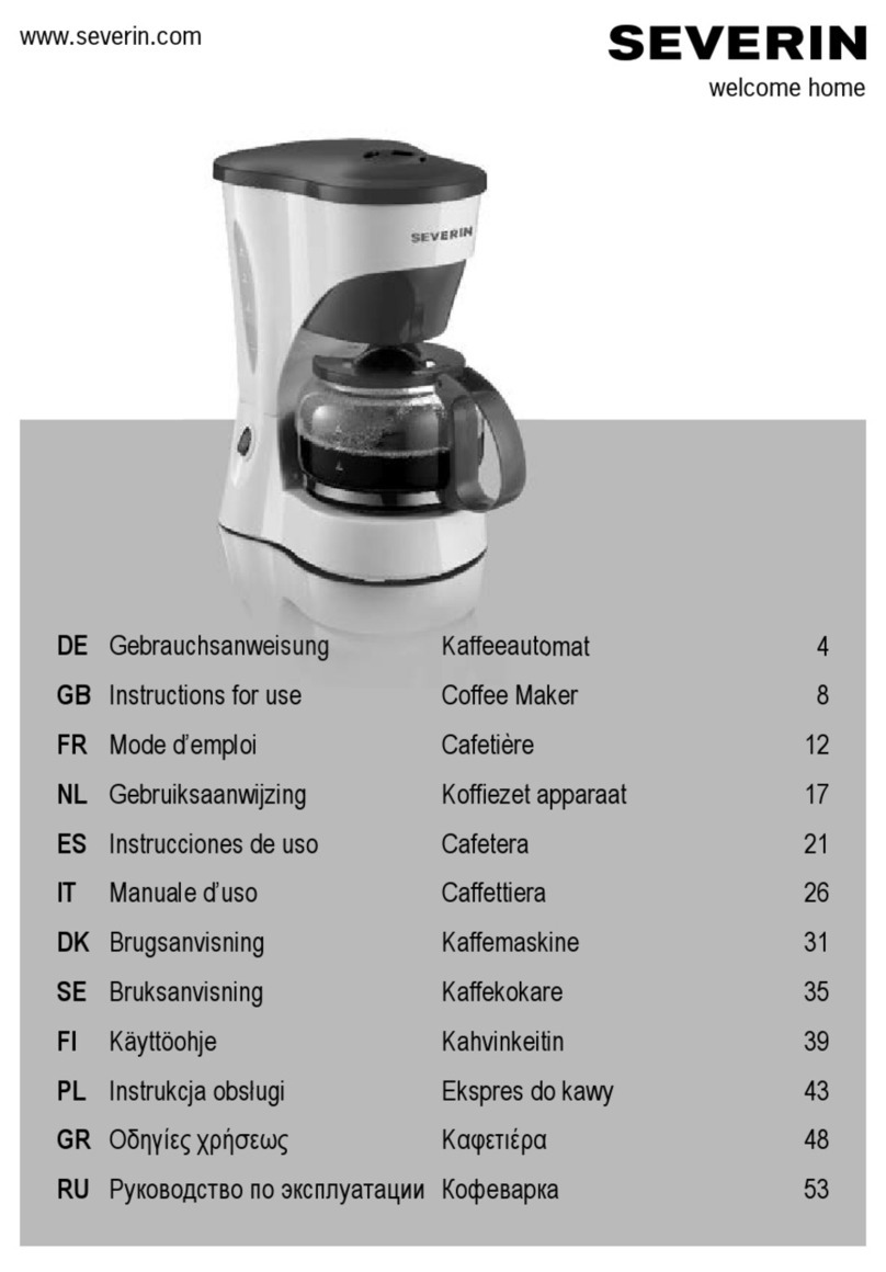 SEVERIN KA 4804 User manual SEVERIN KA 4804 User manual