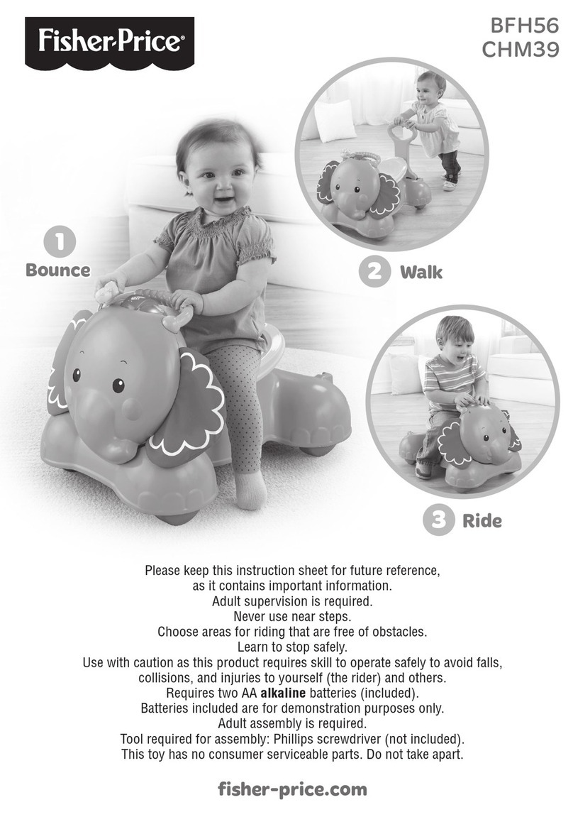 Fisher-Price BFH56 instruction sheet
