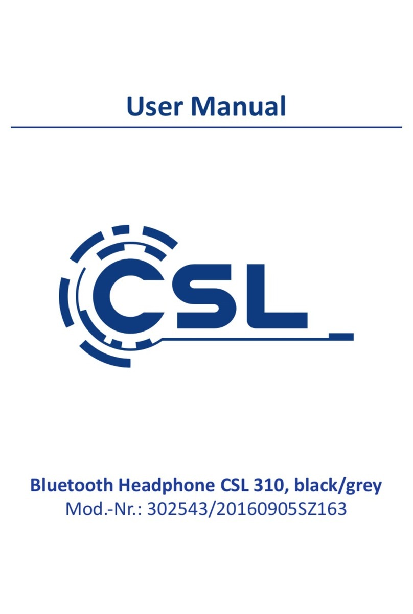 CSL 310 User manual