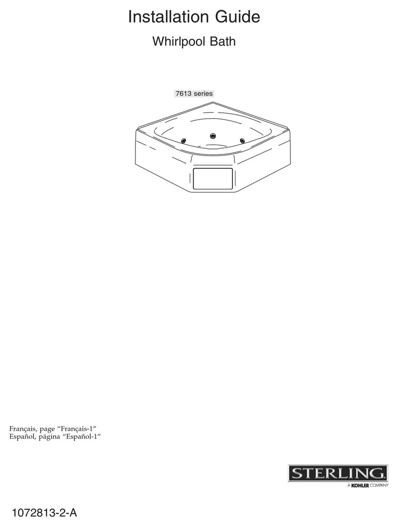 Kohler Sterling 7613 Series User manual