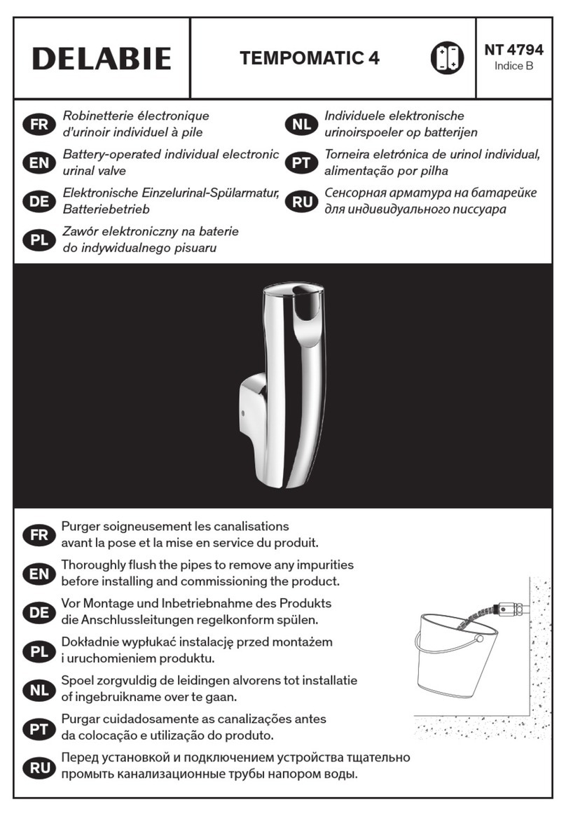 Delabie TEMPOMATIC 4 quick start guide