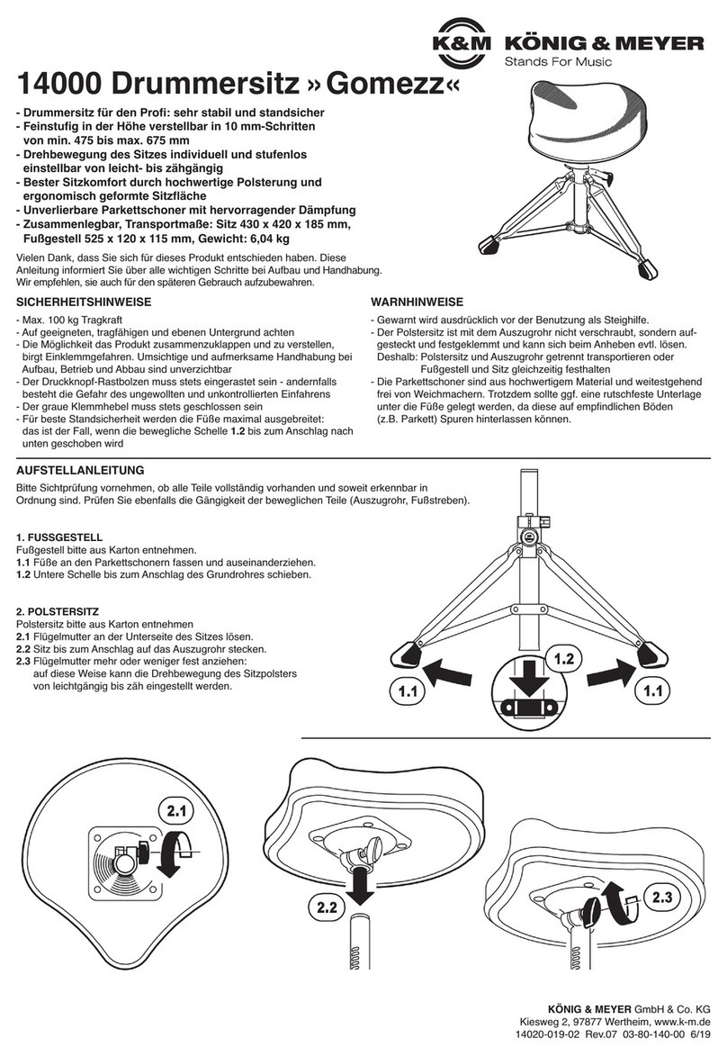 Konig & Meyer Gomezz User manual
