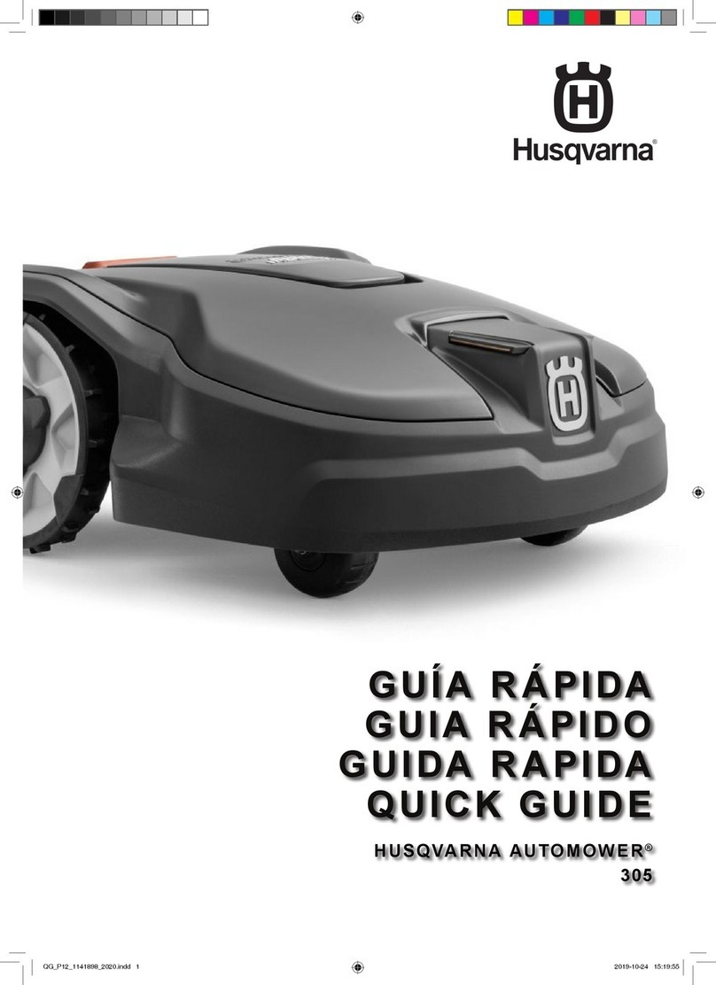 Husqvarna Automower 305 quick guide
