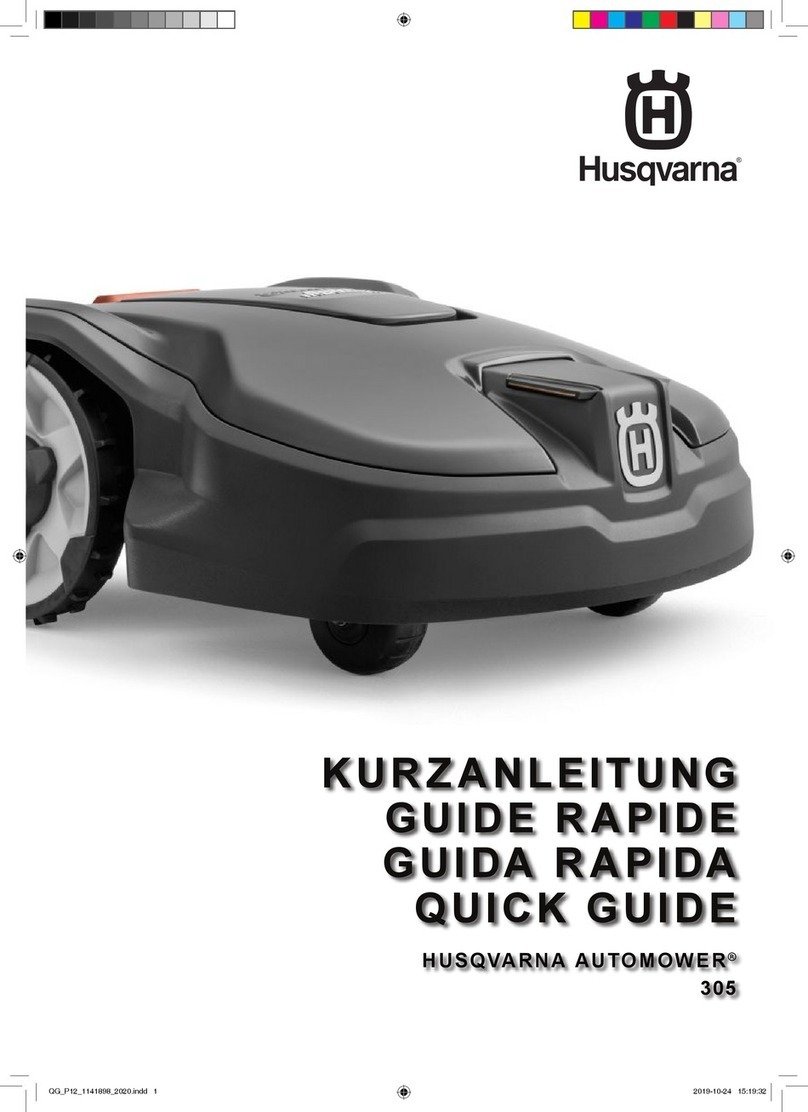 Husqvarna Automower 305 quick guide