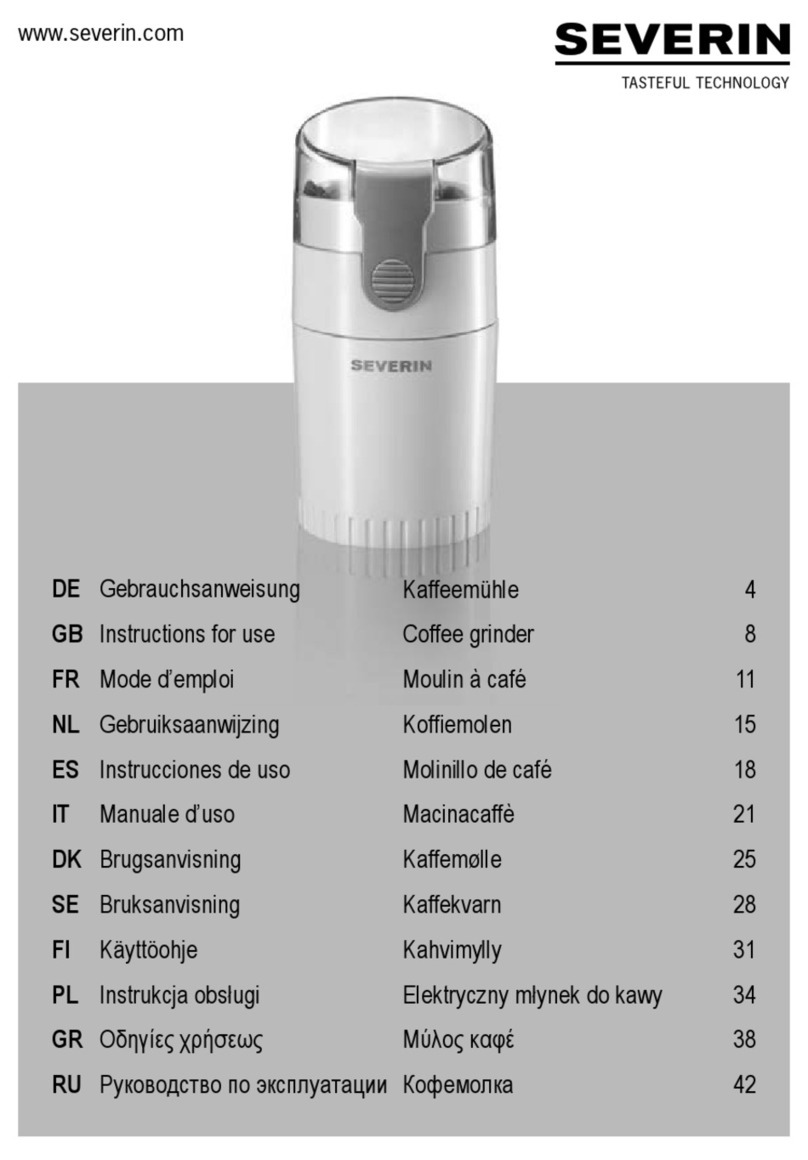 SEVERIN KM 3872 User manual
