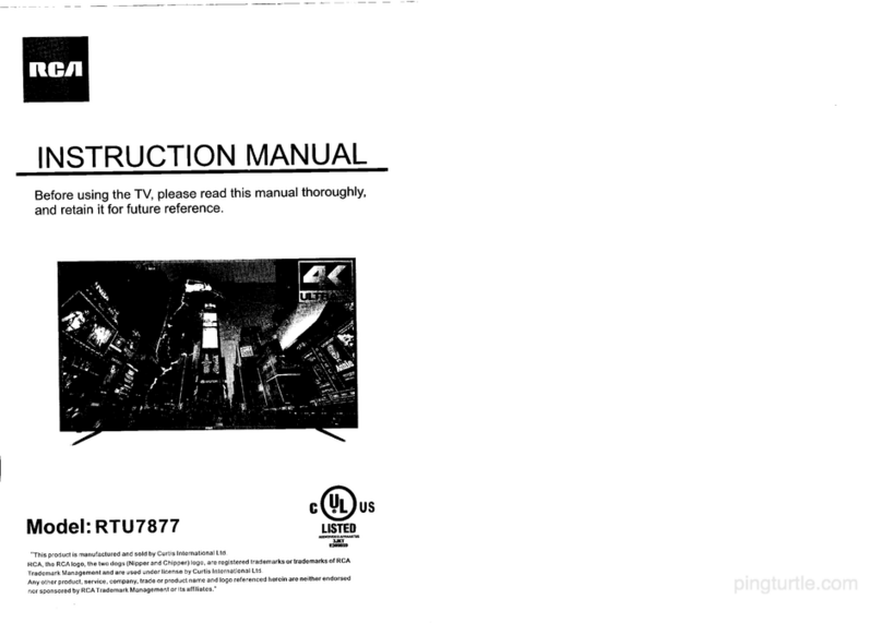 RCA RTU7877 User manual