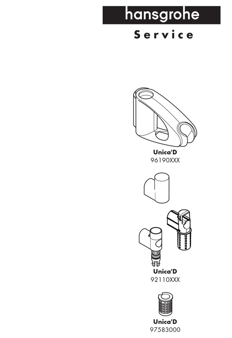 Hans Grohe Unica'D 96190 Series User manual