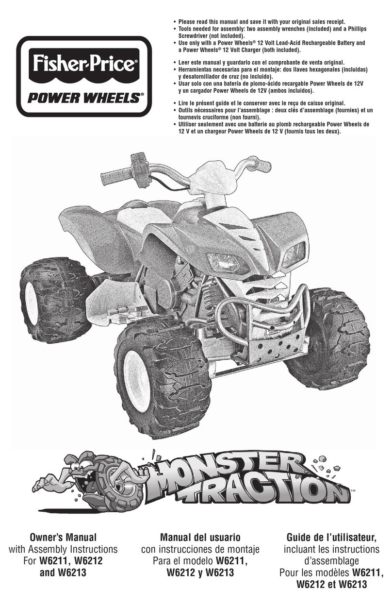 Fisher-Price Power Wheels W6211 owner's manual