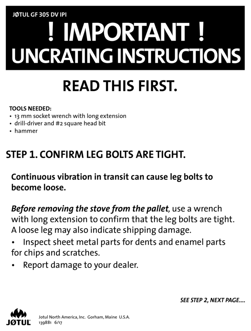 Jøtul GF 305 DV IPI User manual