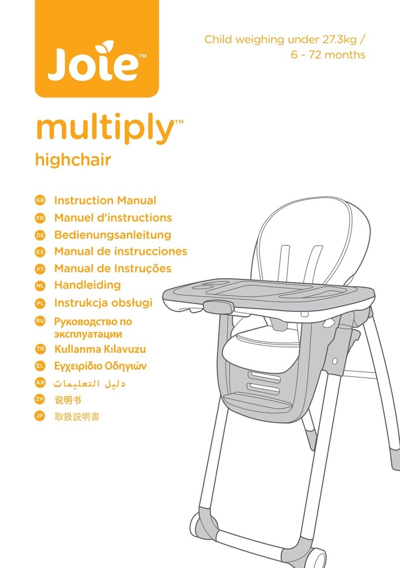 Joie Multiply instruction manual
