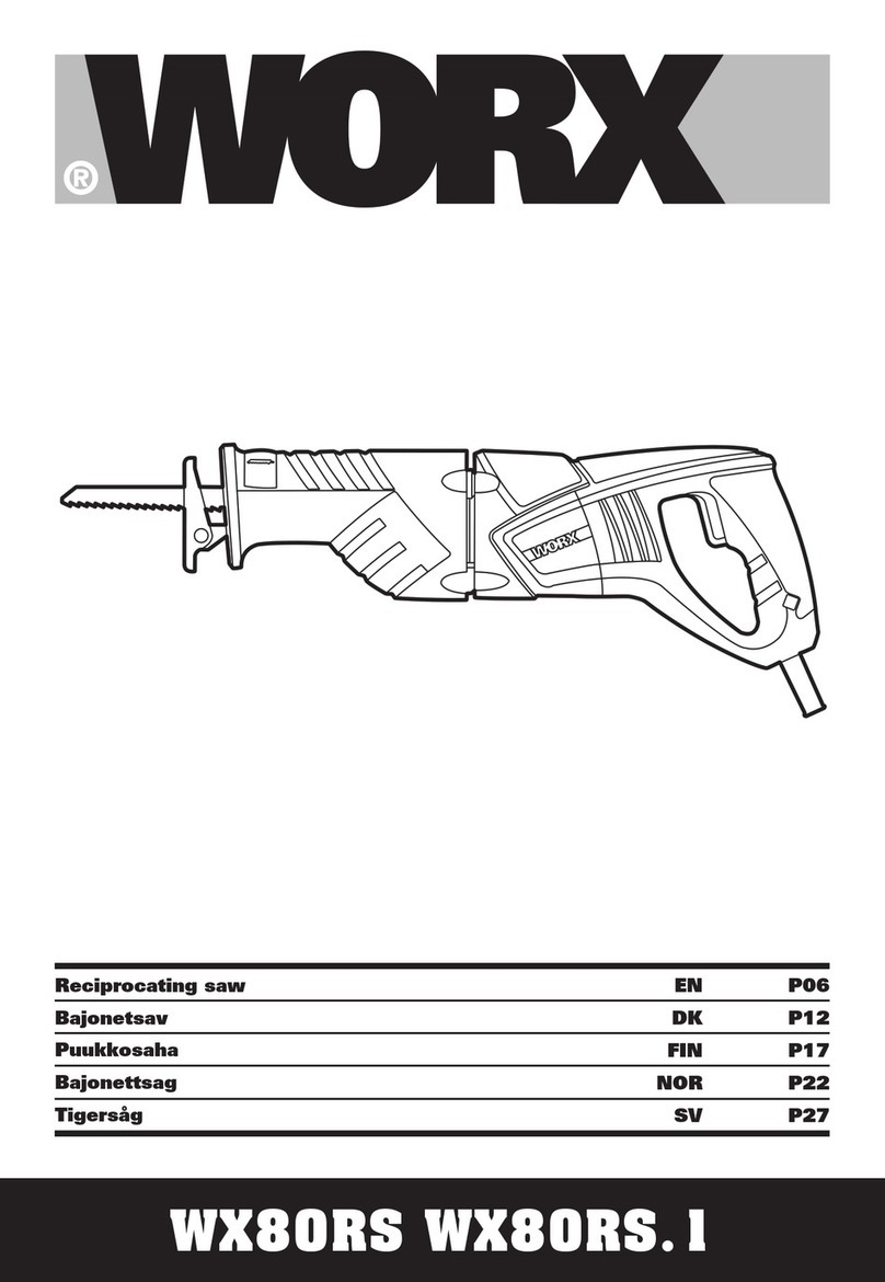 Worx WX80RS User manual