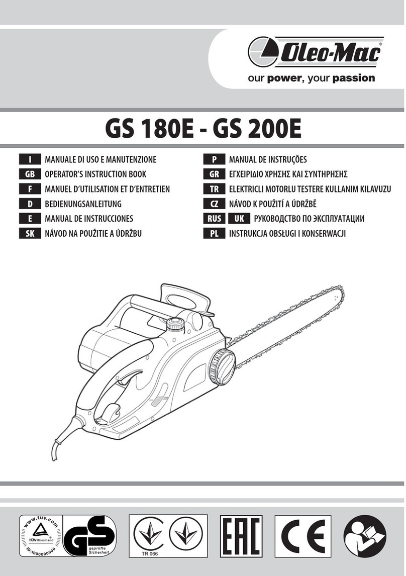 Oleo-Mac GS200E Manual