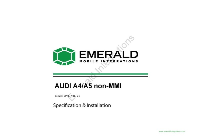 Emerald QVL-A4L-V6 Specifications & installation