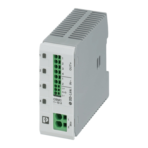 Phoenix Contact CBMC E4 24DC/1-10A IOL user manual