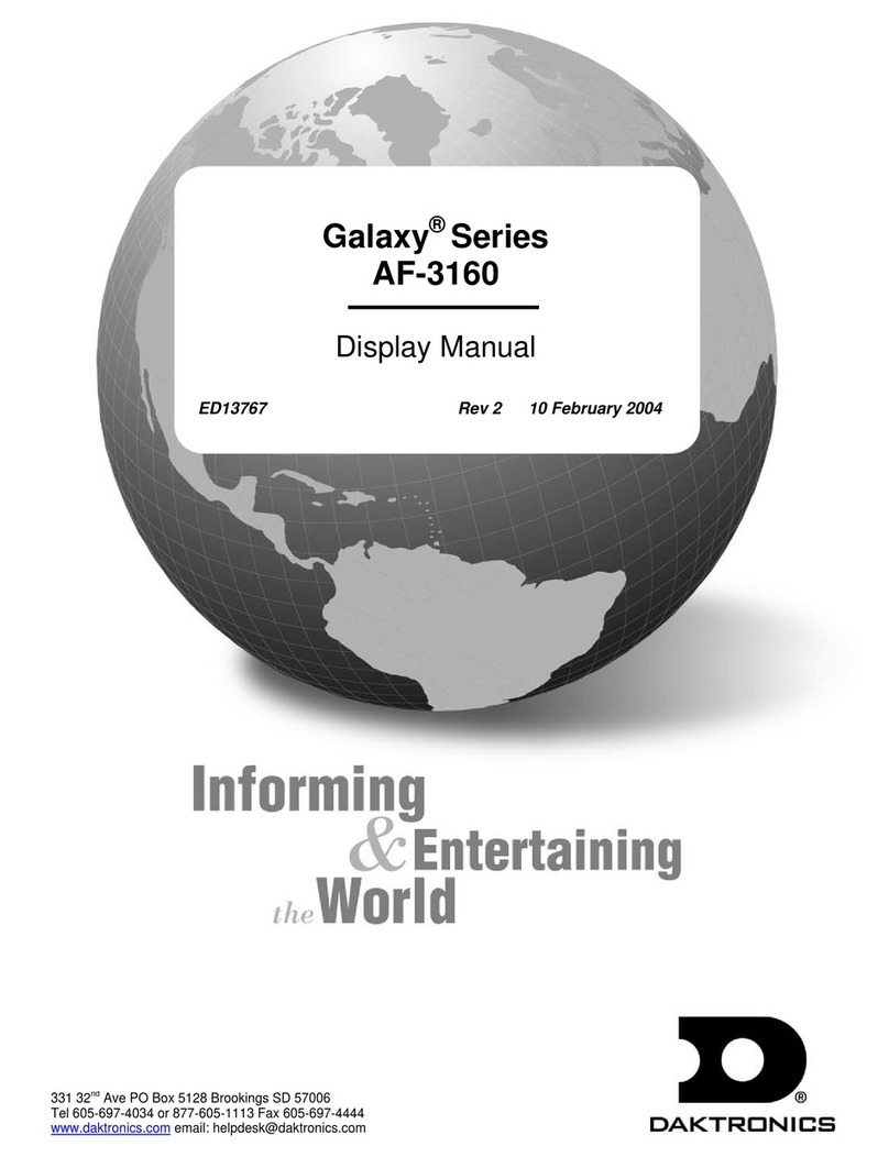 Daktronics Galaxy Series User manual