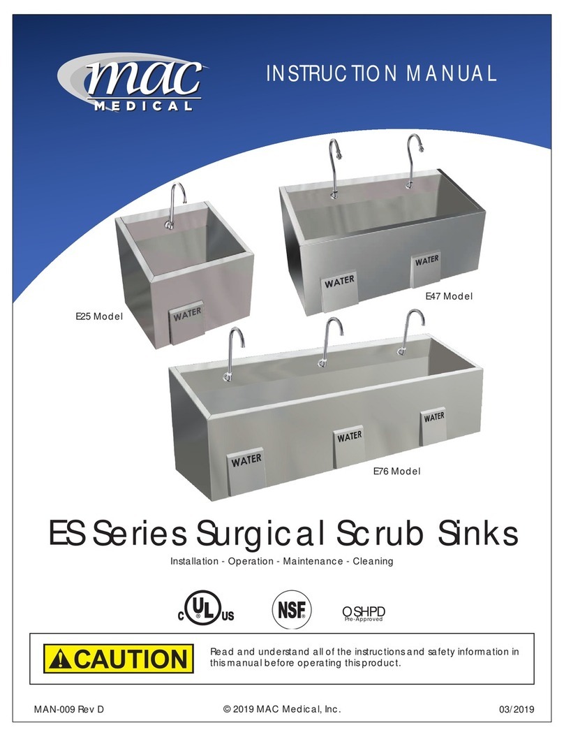 Mac Medical ES Series instruction manual