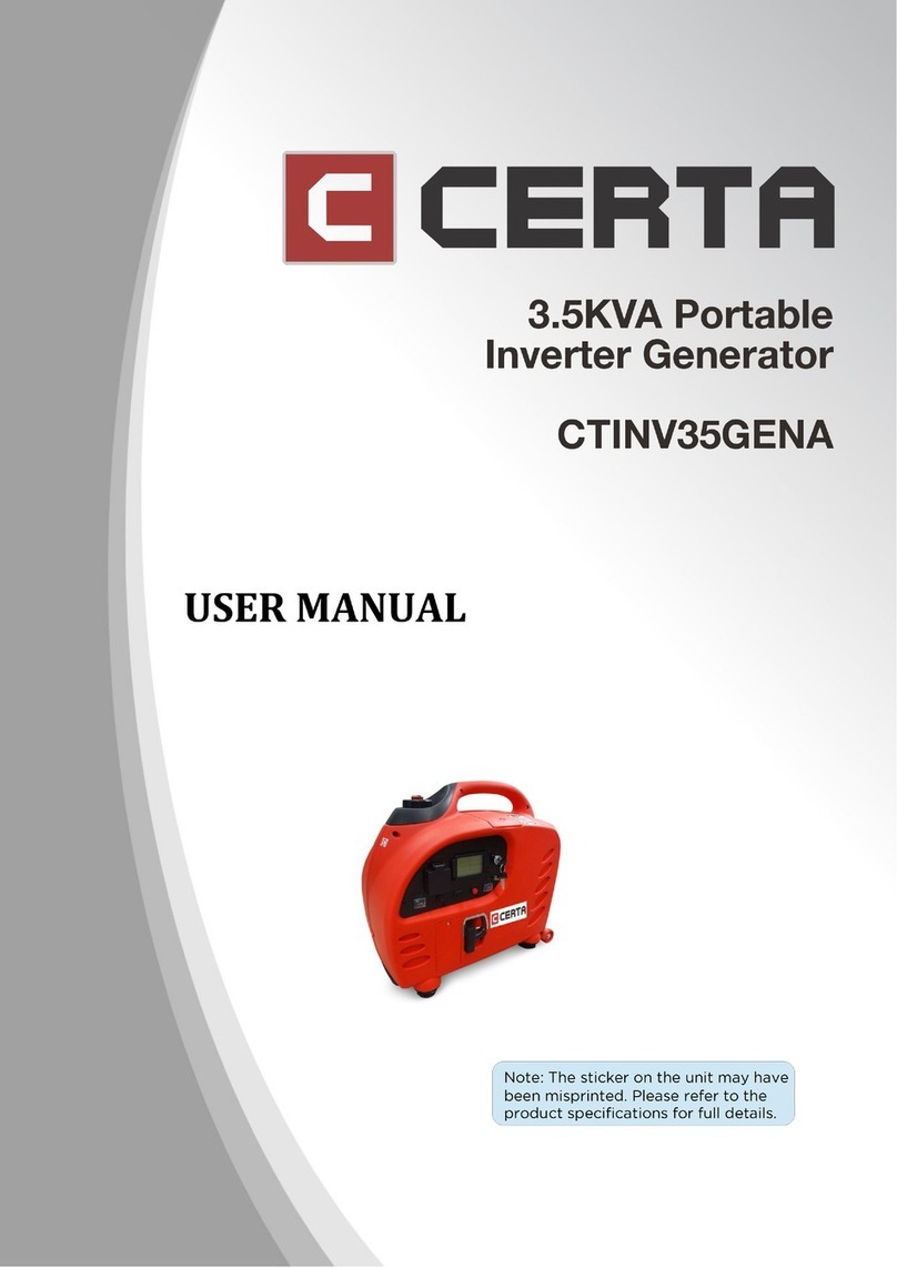 Certa CTINV35GENA user manual