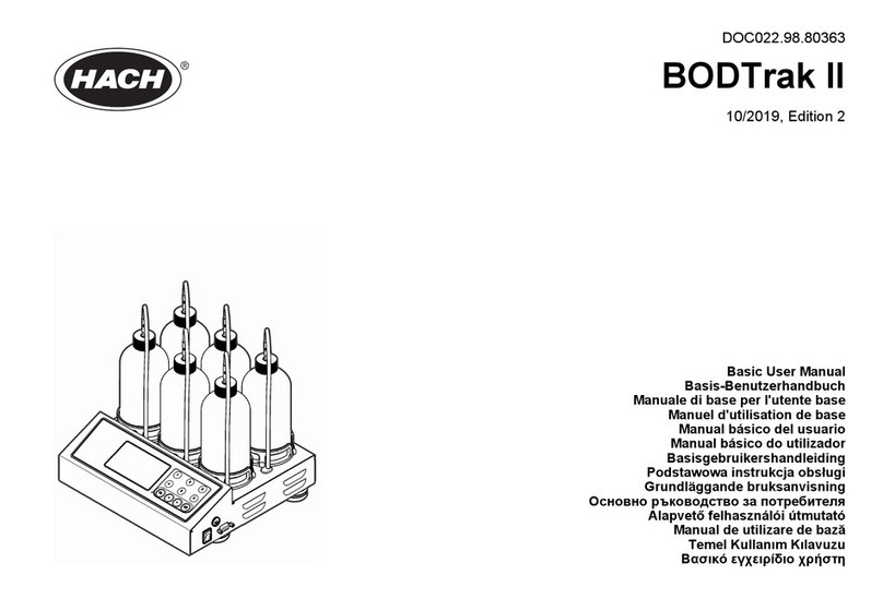 Hach BODTrak II Basic user manual