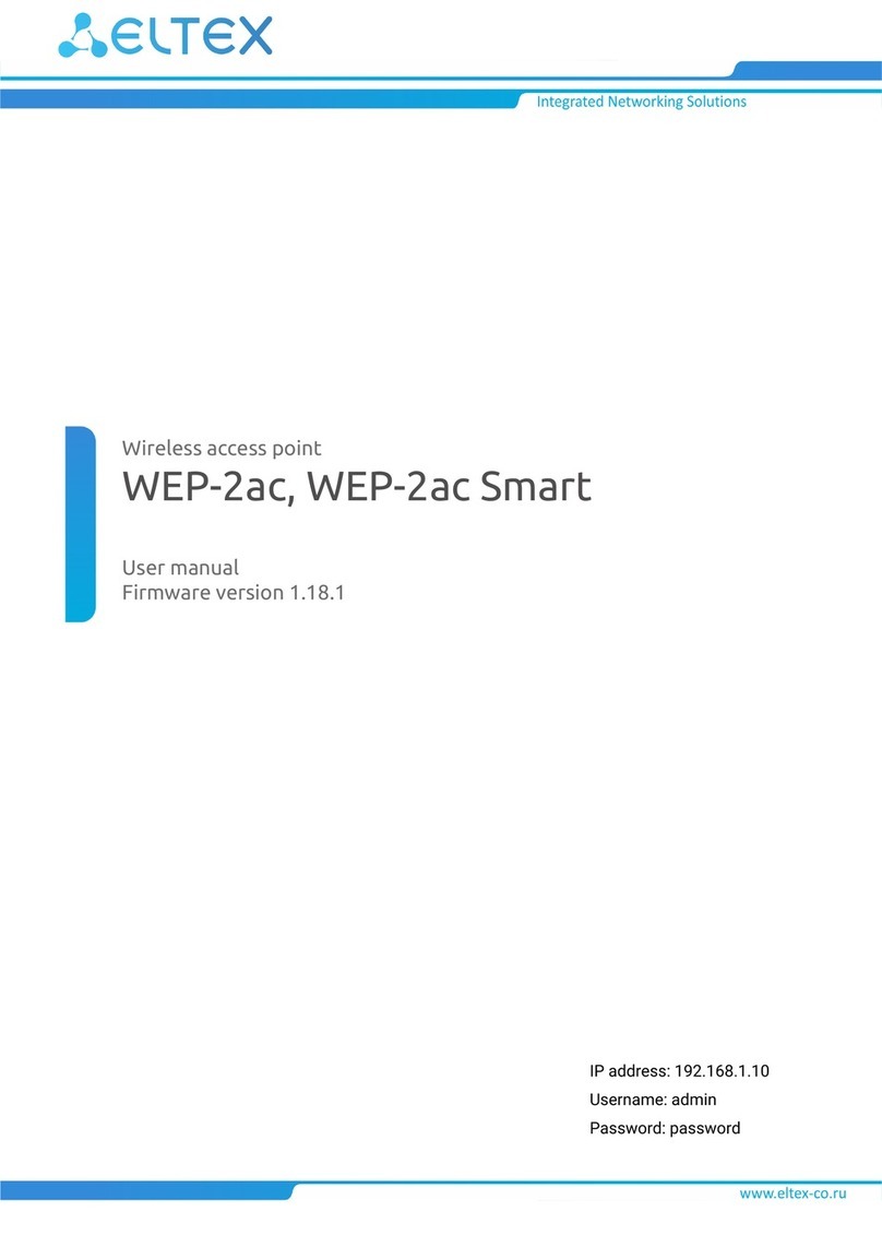 ELTEX WEP-2ac Smart User manual