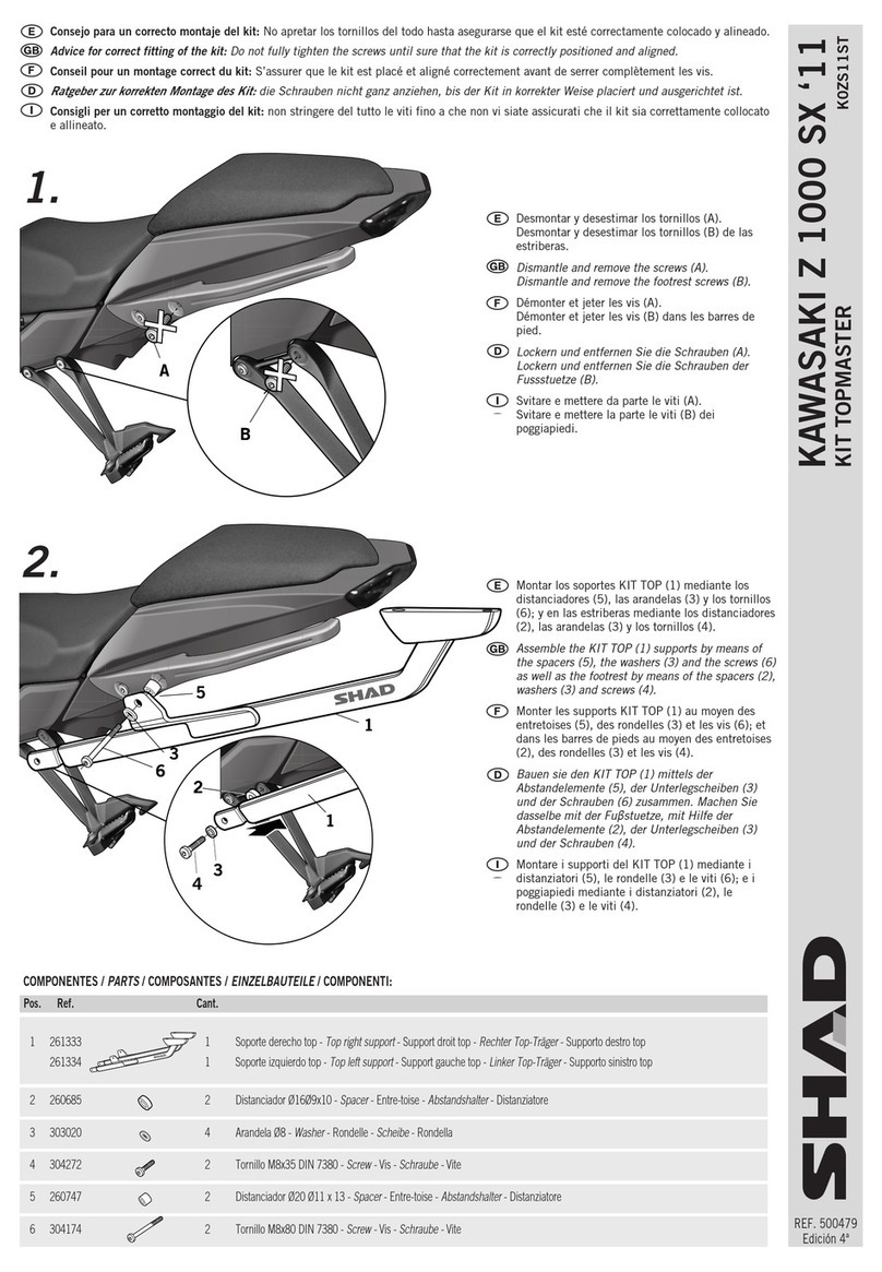 Shad K0ZS11ST quick start guide