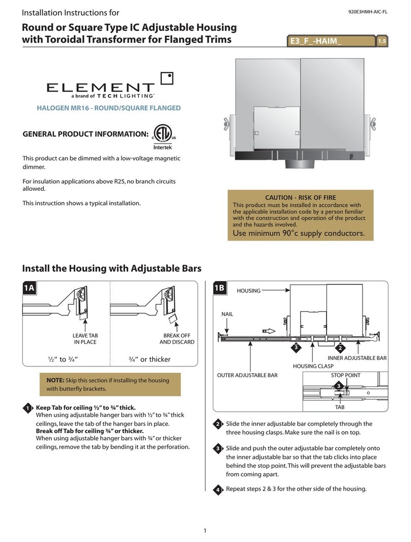 Element E3 F Series installation instructions