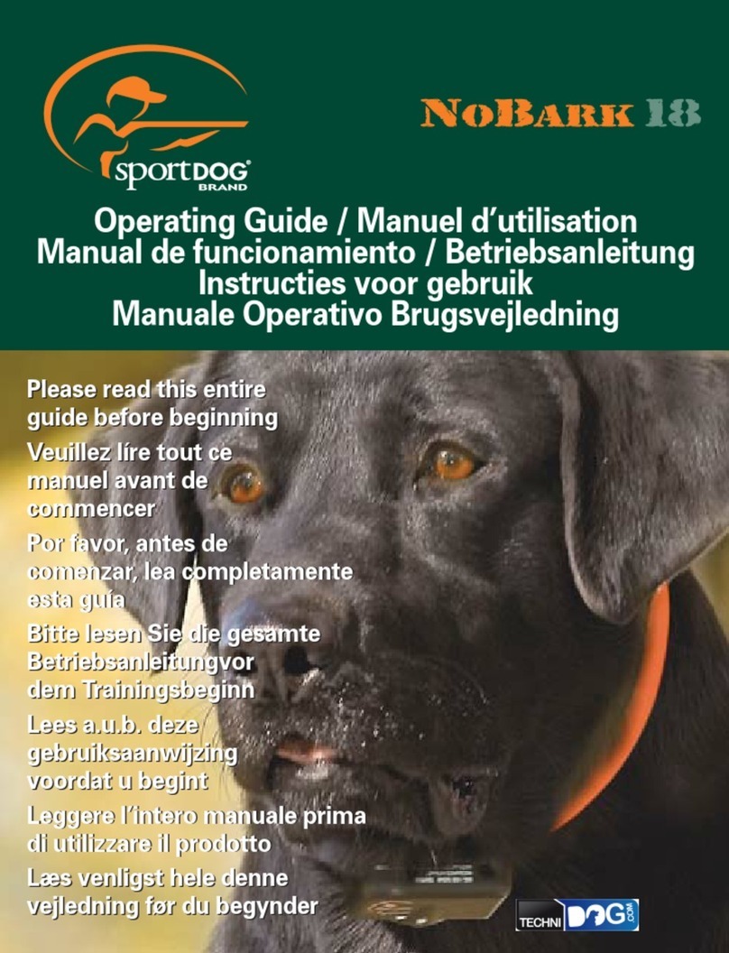 SportDOG NoBark 18 operating guide