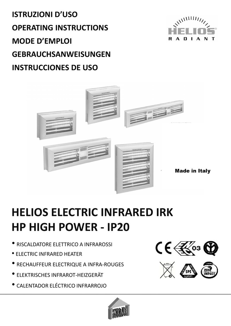 Helios HP1/10 operating instructions