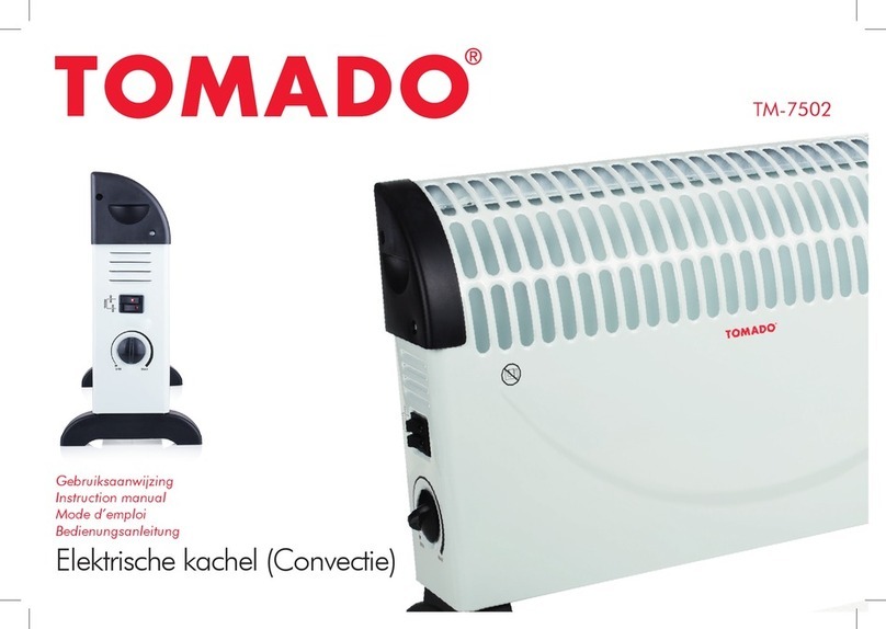 tomado TM-7502 instruction manual