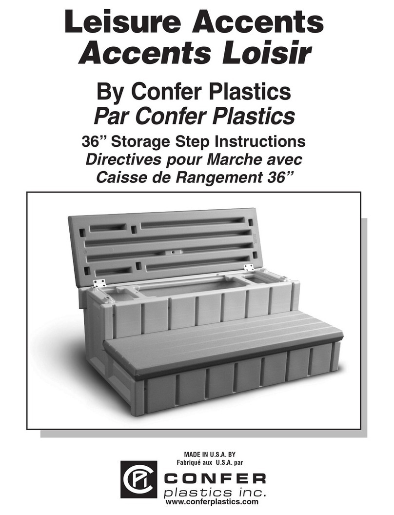 Confer Plastics Leisure Accents instructions